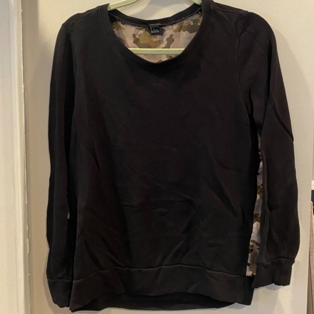 Forever 21 Camo Sweater